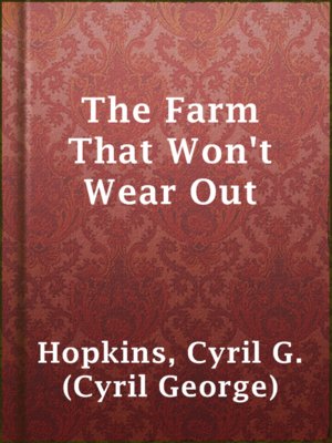 cover image of The Farm That Won't Wear Out